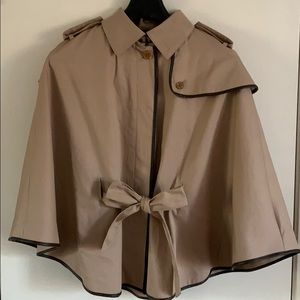 Banana Republic Tan Belted Cape